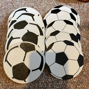 Soccer ball ⚽️ wood rounds